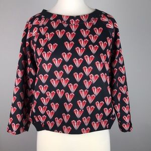 ⭐️Pinko Geometric Graphic Long Sleeve Top